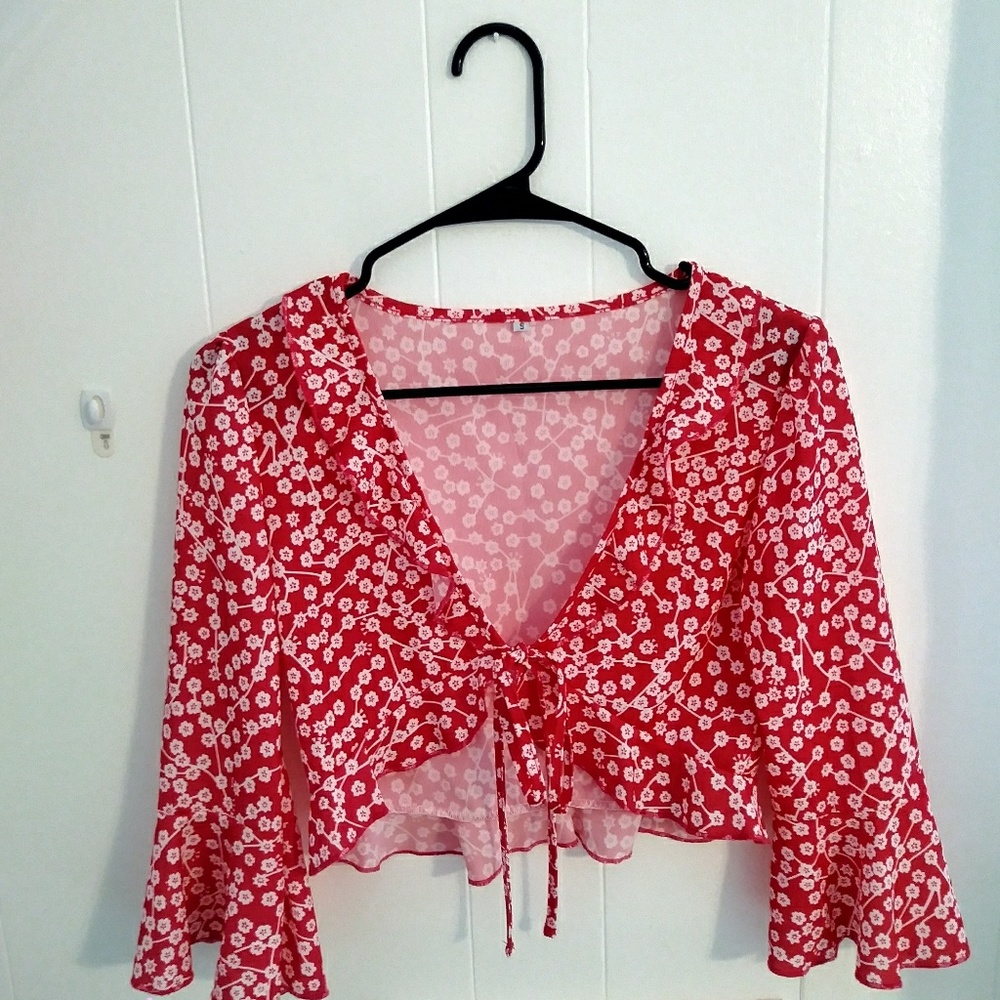 Floral crop top - Picture 2 of 4